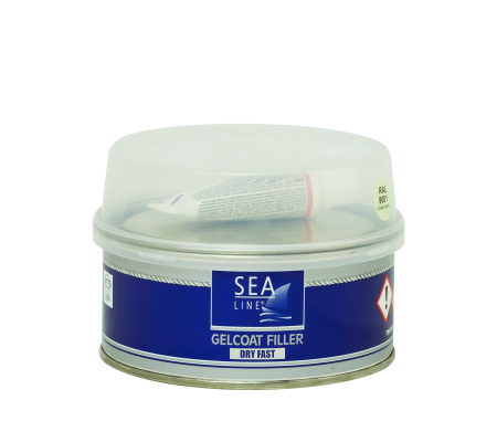 SEA LINE Gelcoat Filler Dry Fast RAL 9010 und RAL 9001 (0,25 kg)