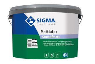 Sigma Mattlatex matt 12,5 Liter – Wandfarbe