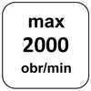 max obroty 2000