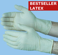 Handschuhe-Einweg Craft Latex 100 Stück S – XXL
